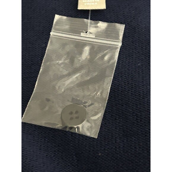 Woman Within Perfect Elbow-Length Sleeve Cardigan Navy Flower Plus Size 2X - Picture 9 of 11